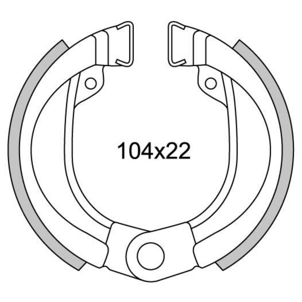 Segment des freins newfrens segment gf0245 renard