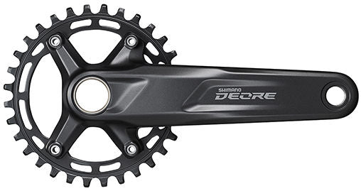 Shimano Cranket 10 11 Speed Deore FC-M5100-1 z 170 mm korbą 30T Czarna