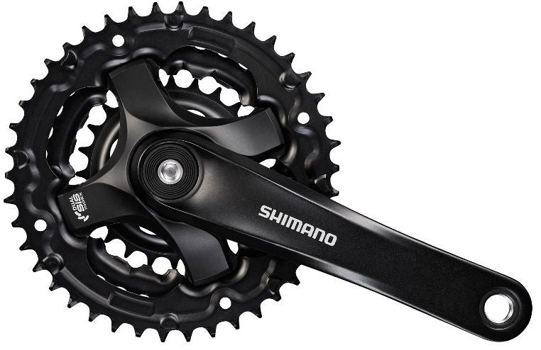 Shimano Crankset 6 7 8 Speed Tourney FC-Ty501 con braccio a manovella da 170 mm 48 x 38 x 28t nero