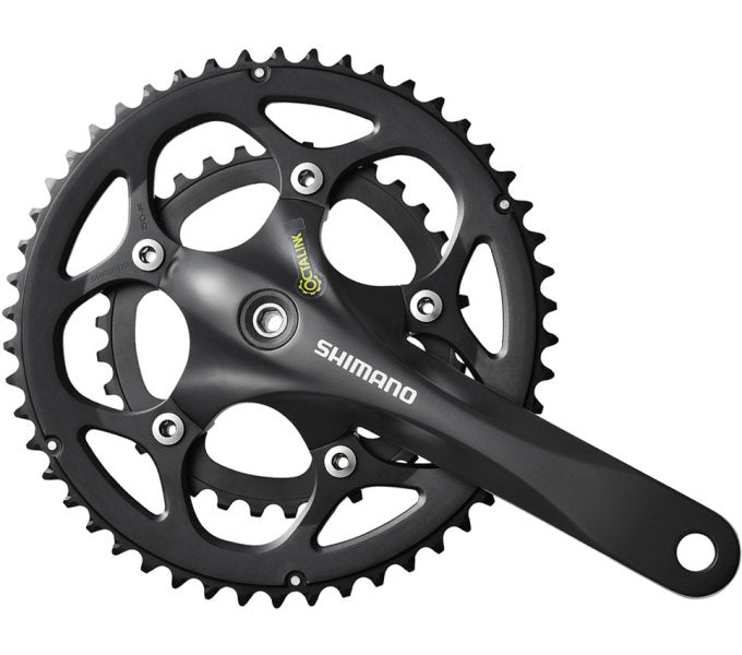 Shimano Crankset 2 x 9 Speed Road FC-RS345 175 50-34T Octalink Black