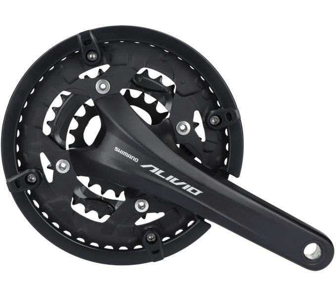Shimano Crankset 9 скорости Alivio T4060 със 175 мм манивела 48 x 36 x 26T черно