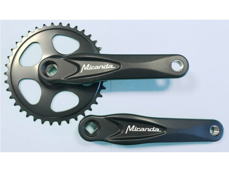 Miranda Crankset Alfa 1, 38t 3 32 "170 mm fekete