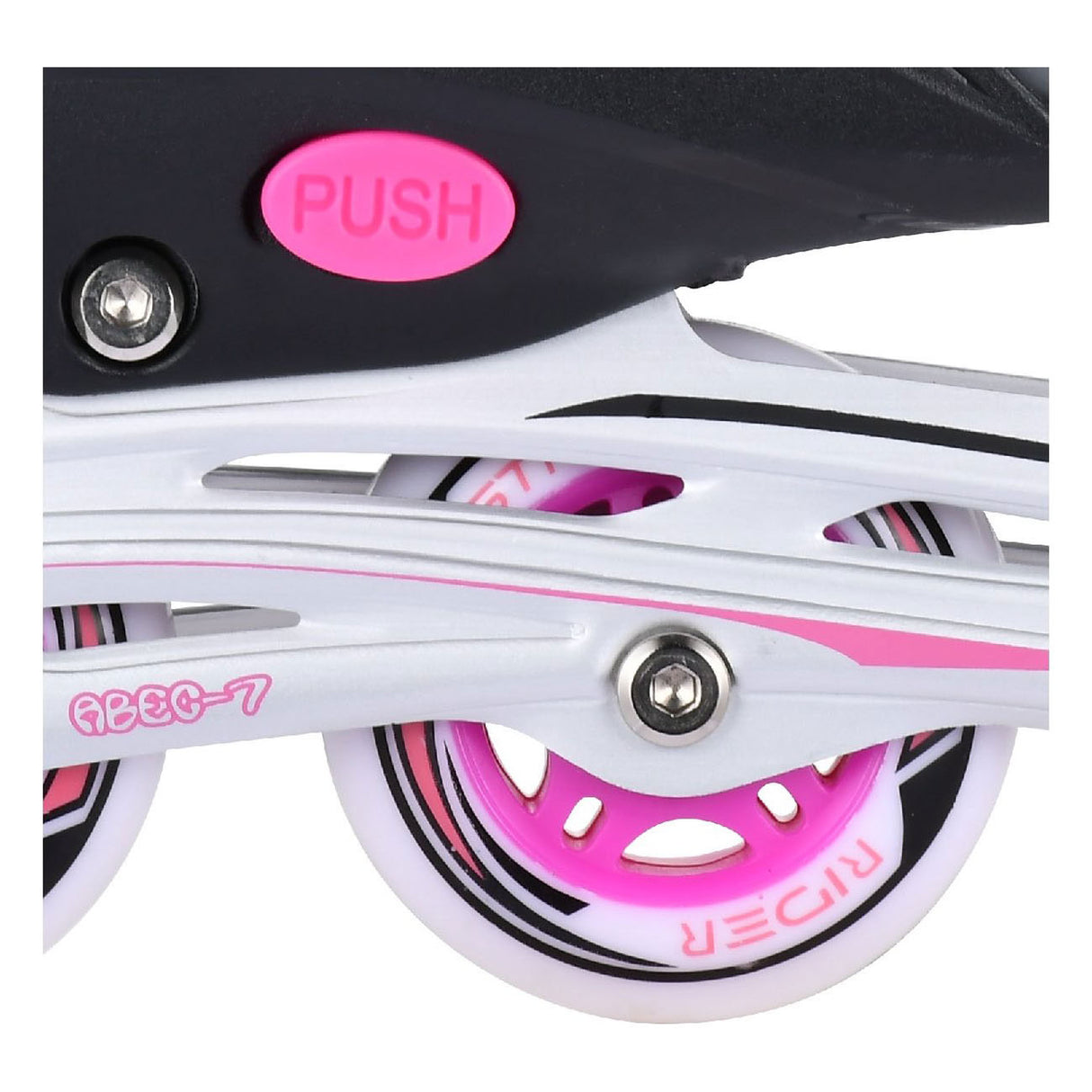 Inline skates pink gray, size 37-40