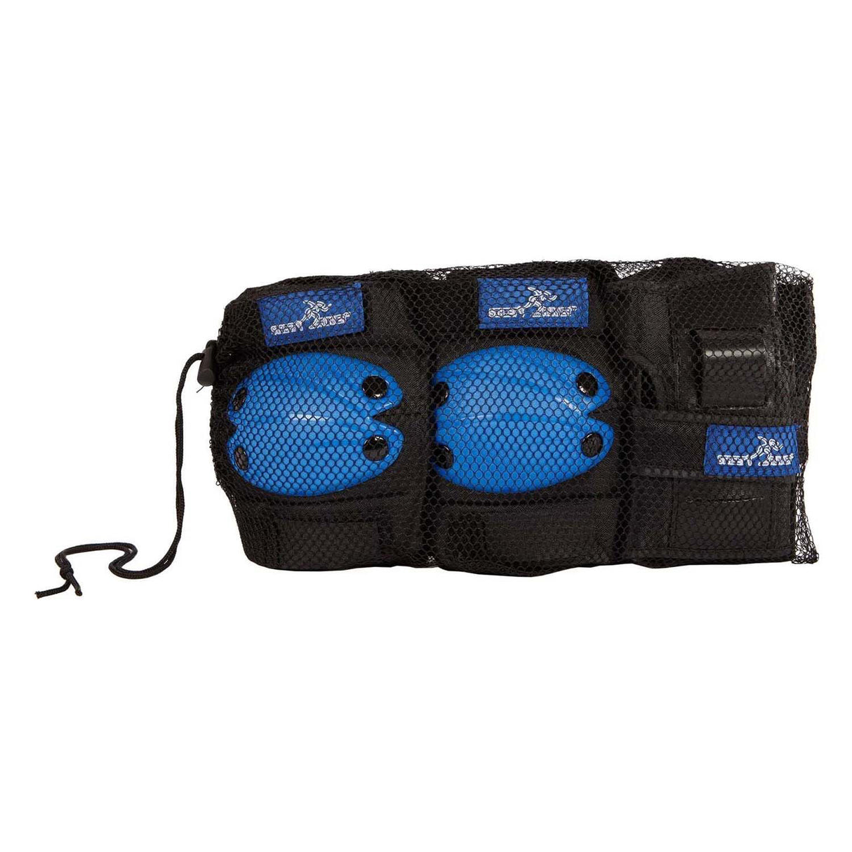 Street rider protection set m - blue, 6 pcs.
