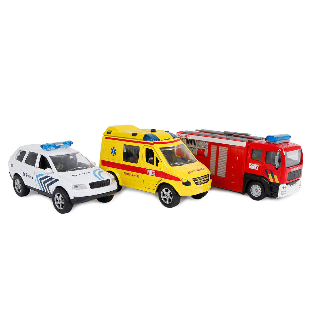 2-Play Die-cast Emergency Vehicles Belgium