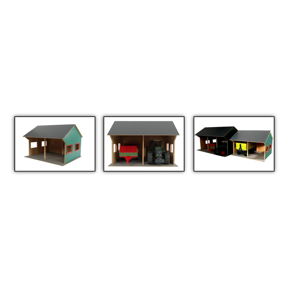 Kids Globe Globe Landbouwloods voor 2 Voertuigen, 1:16