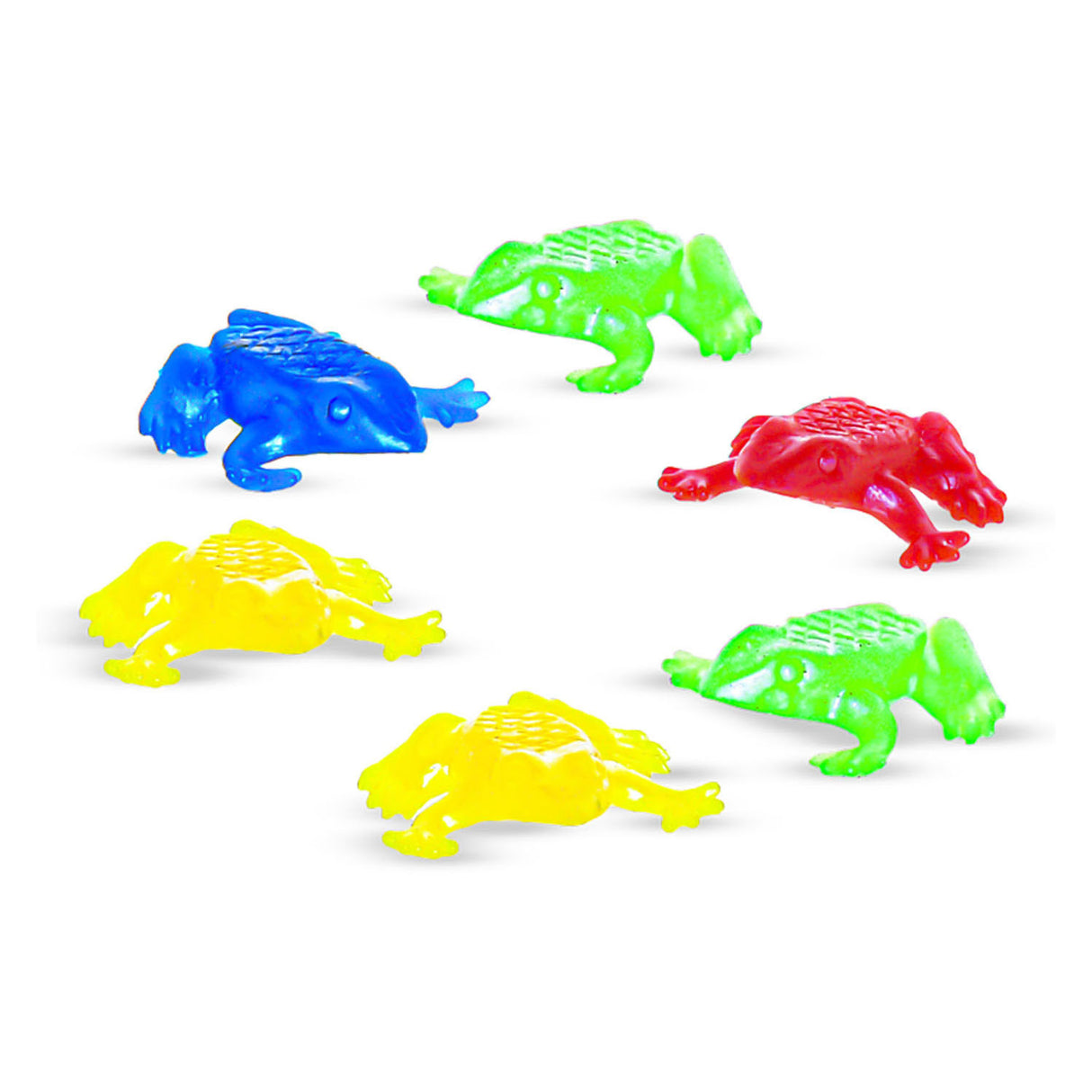 Stræk krybdyr 10cm 6 stykker på karton