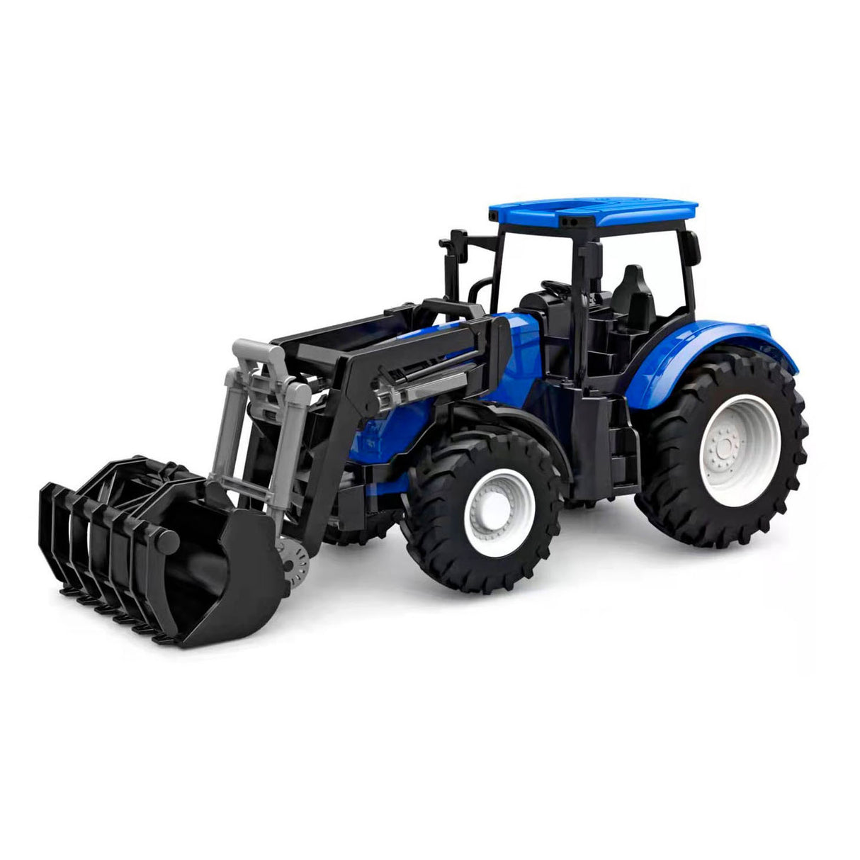 Kinder-Globus-Traktor mit Frontlader – blau