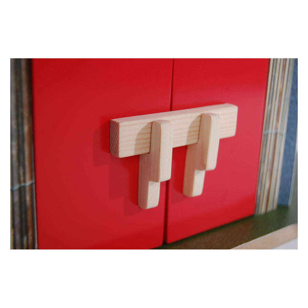 Park Dinoworld en bois Dinosaur avec set de jeu Watchtower