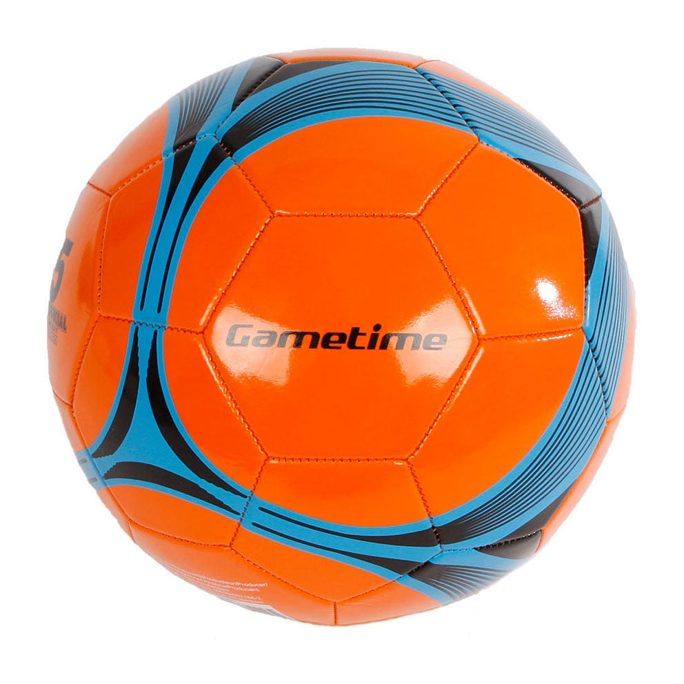 Orange football 280 grams - size 5 - 19 cm