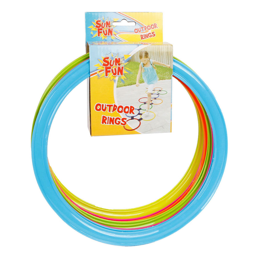 Sun fun sports and games rings 27cm, 10 pcs.