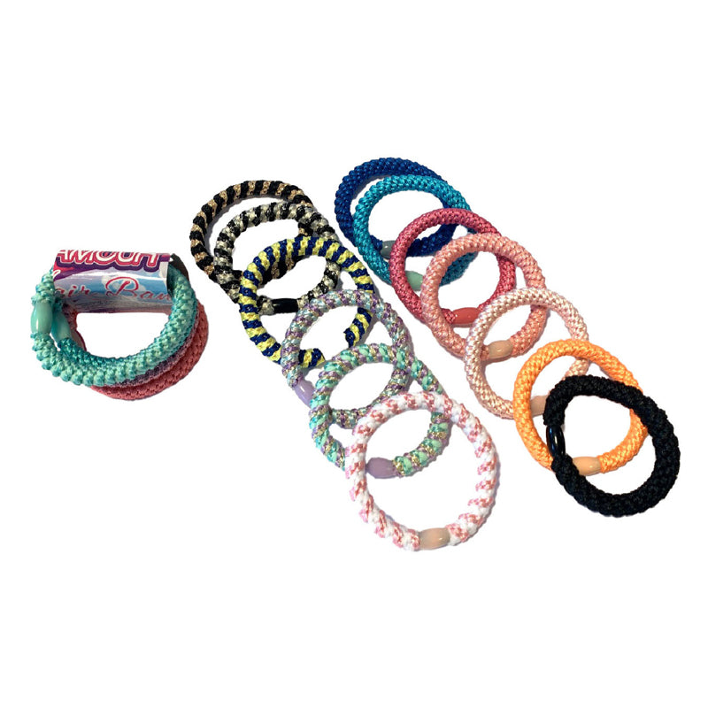 Glamour hair elastics, 4 pcs.