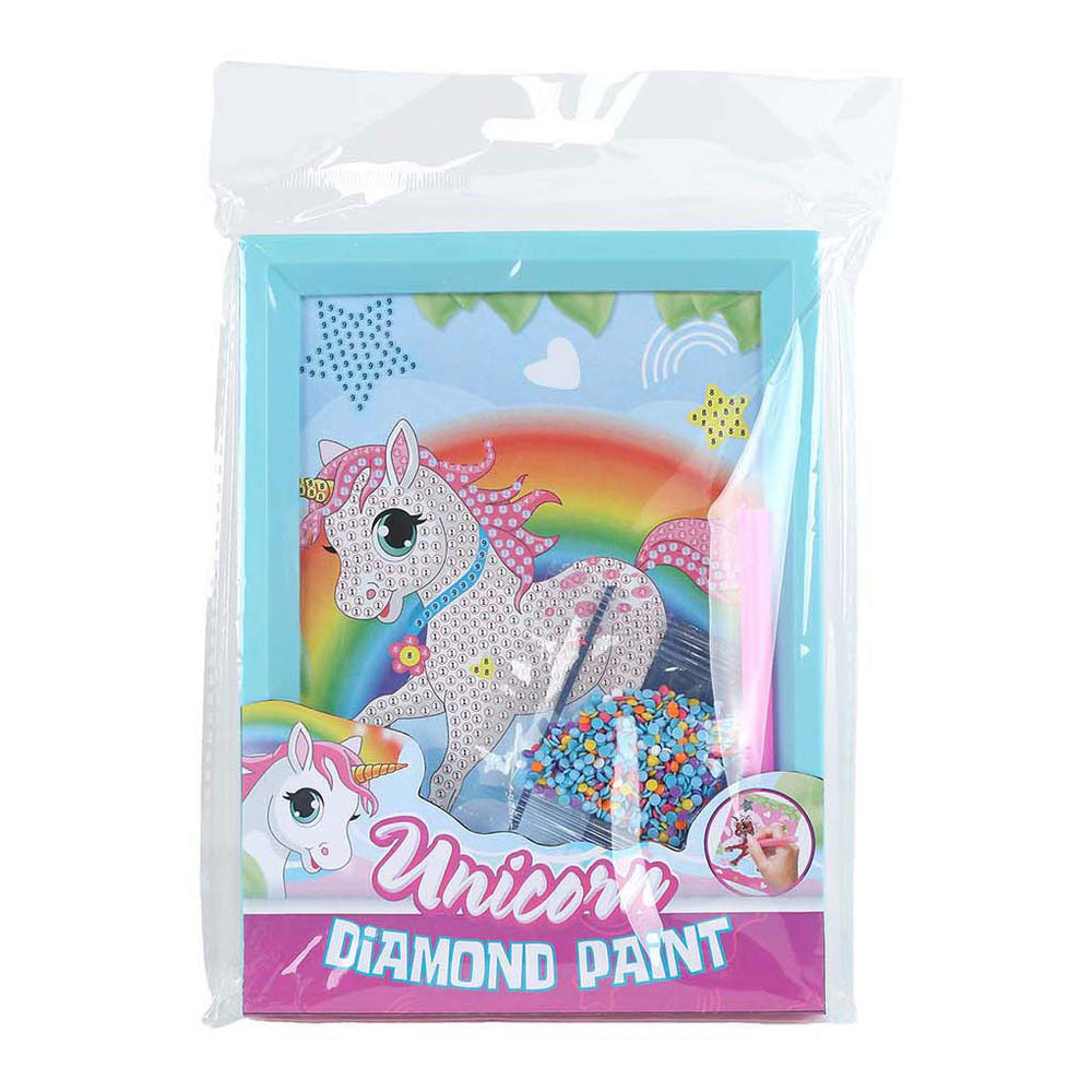 Unicorn diamond painting unicorn with photo frame
