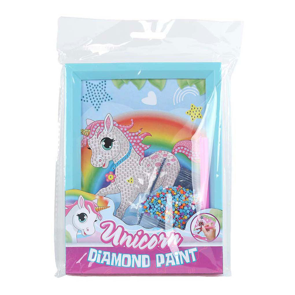Unicorn diamond painting unicorn with photo frame