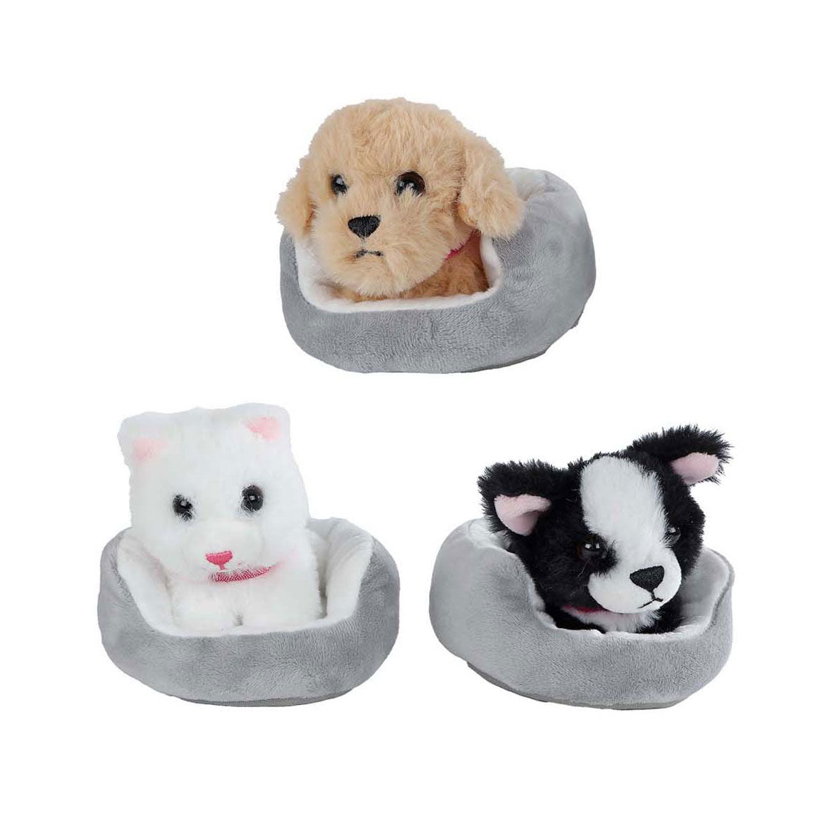 Take me home dog or cat in basket 12cm