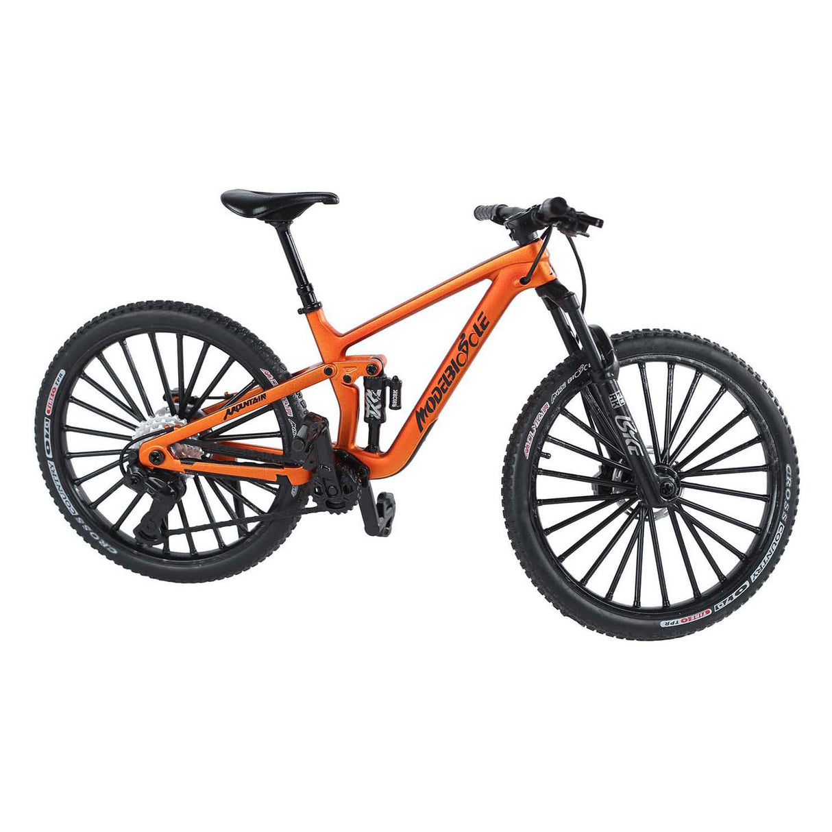 Mountain bike die-cast color, 20.5cm