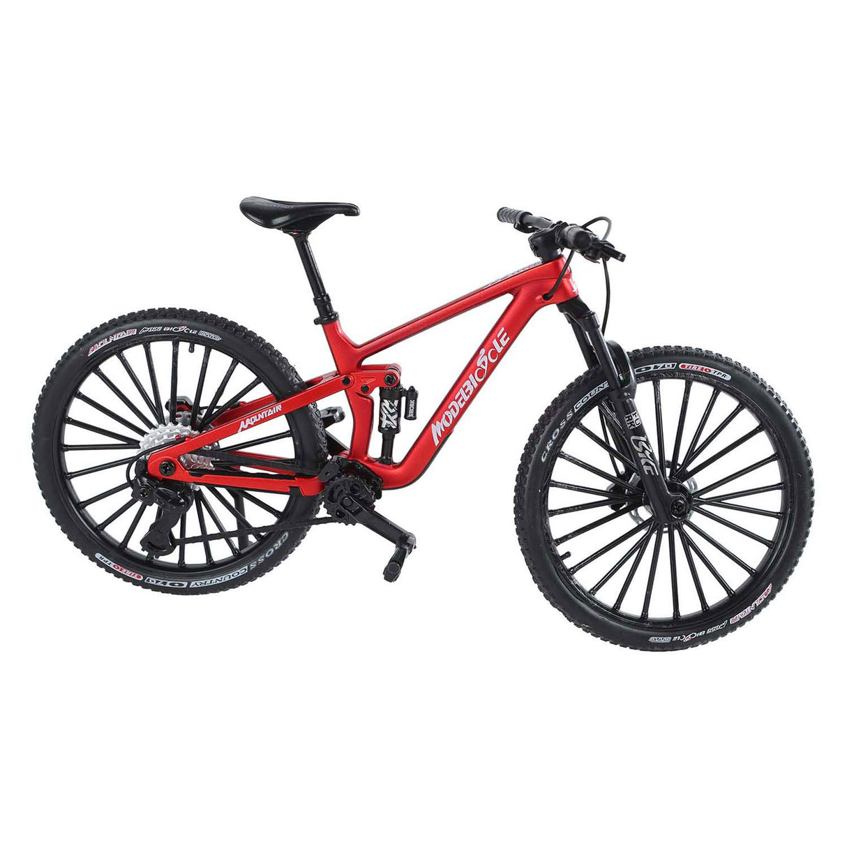Mountain bike die-cast color, 20.5cm