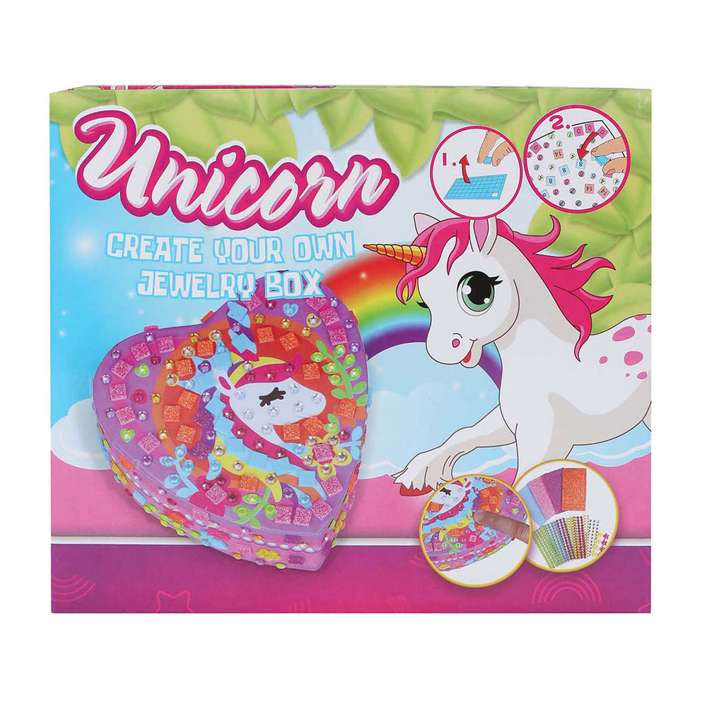 Decorate your own unicorn jewelry box