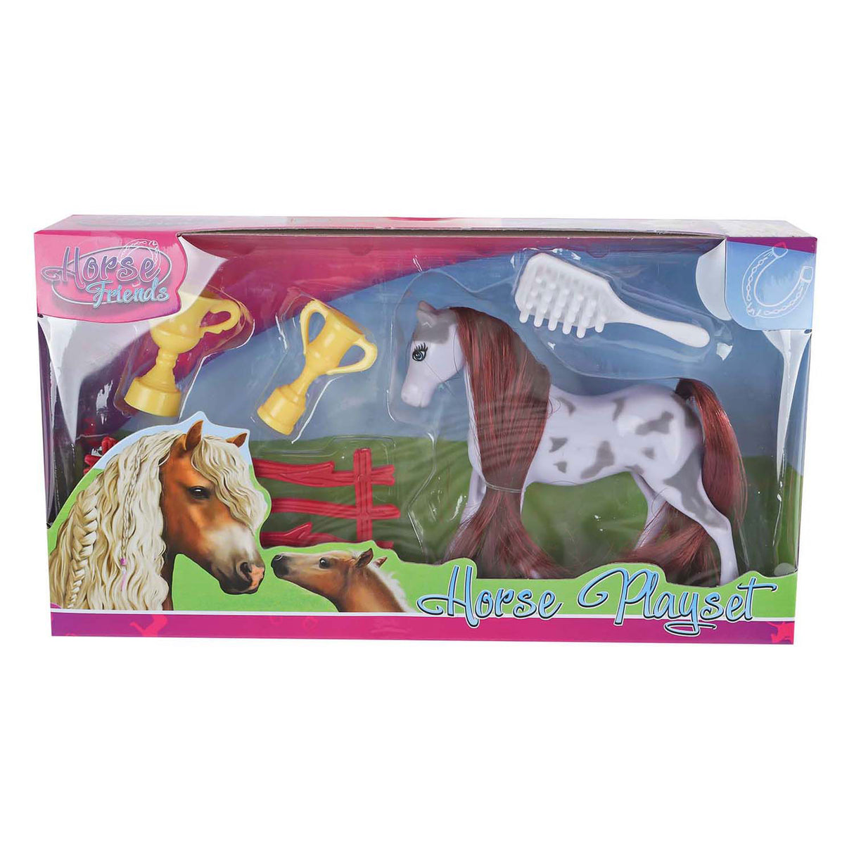 Horse friends toy figure horse with cups