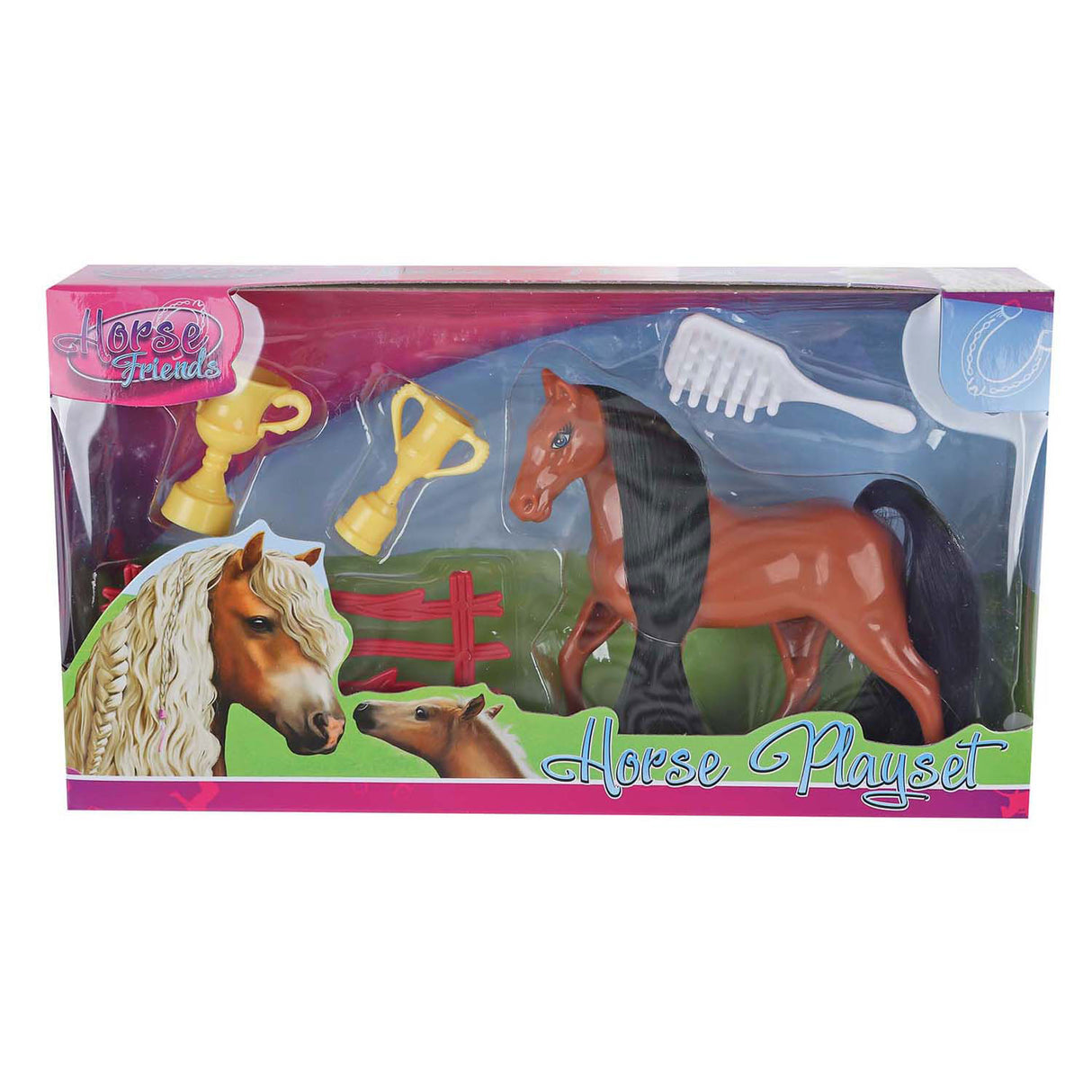 Horse friends toy figure horse with cups