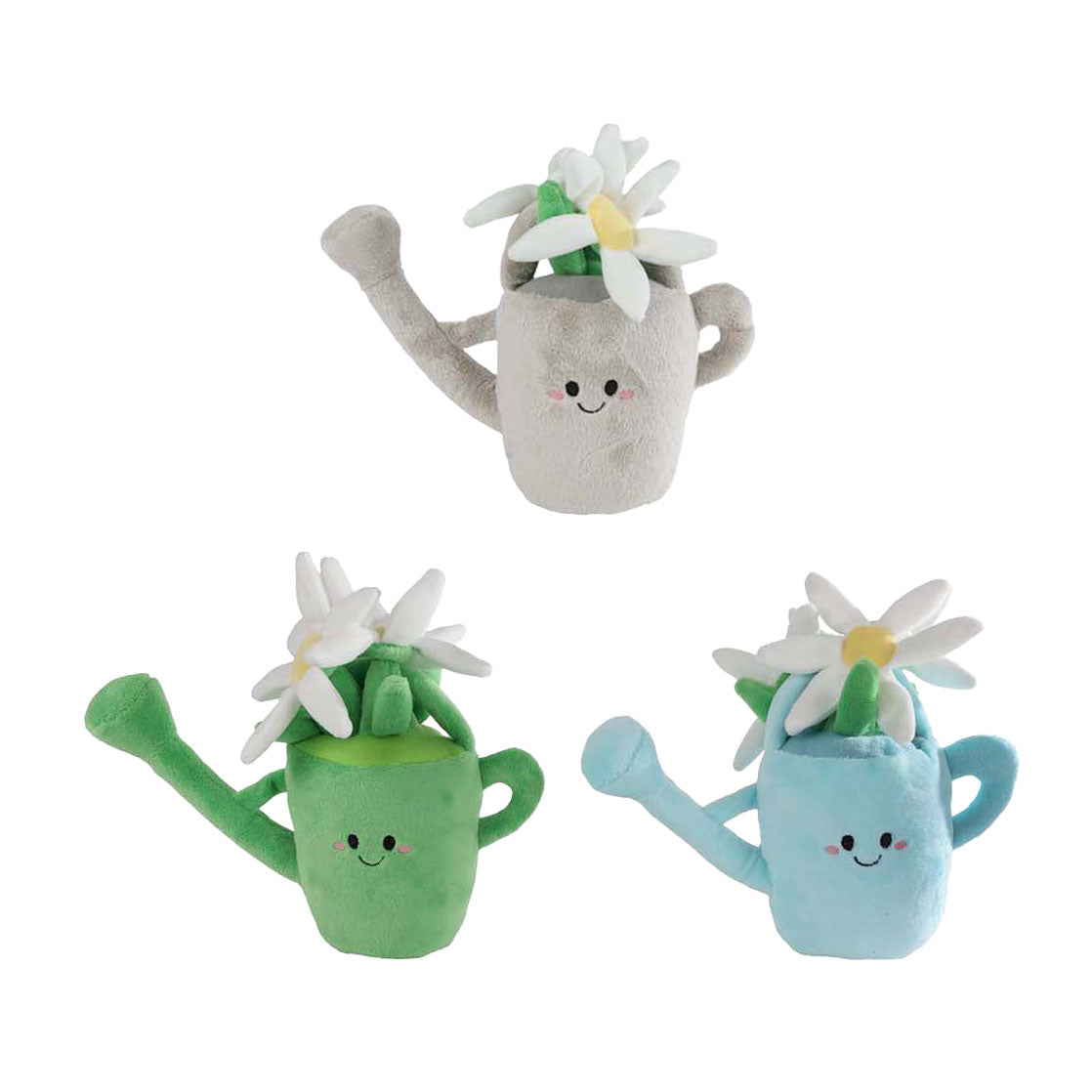 Vezmi si mě domů plyšový plyš - konev s květinami, 20cm
