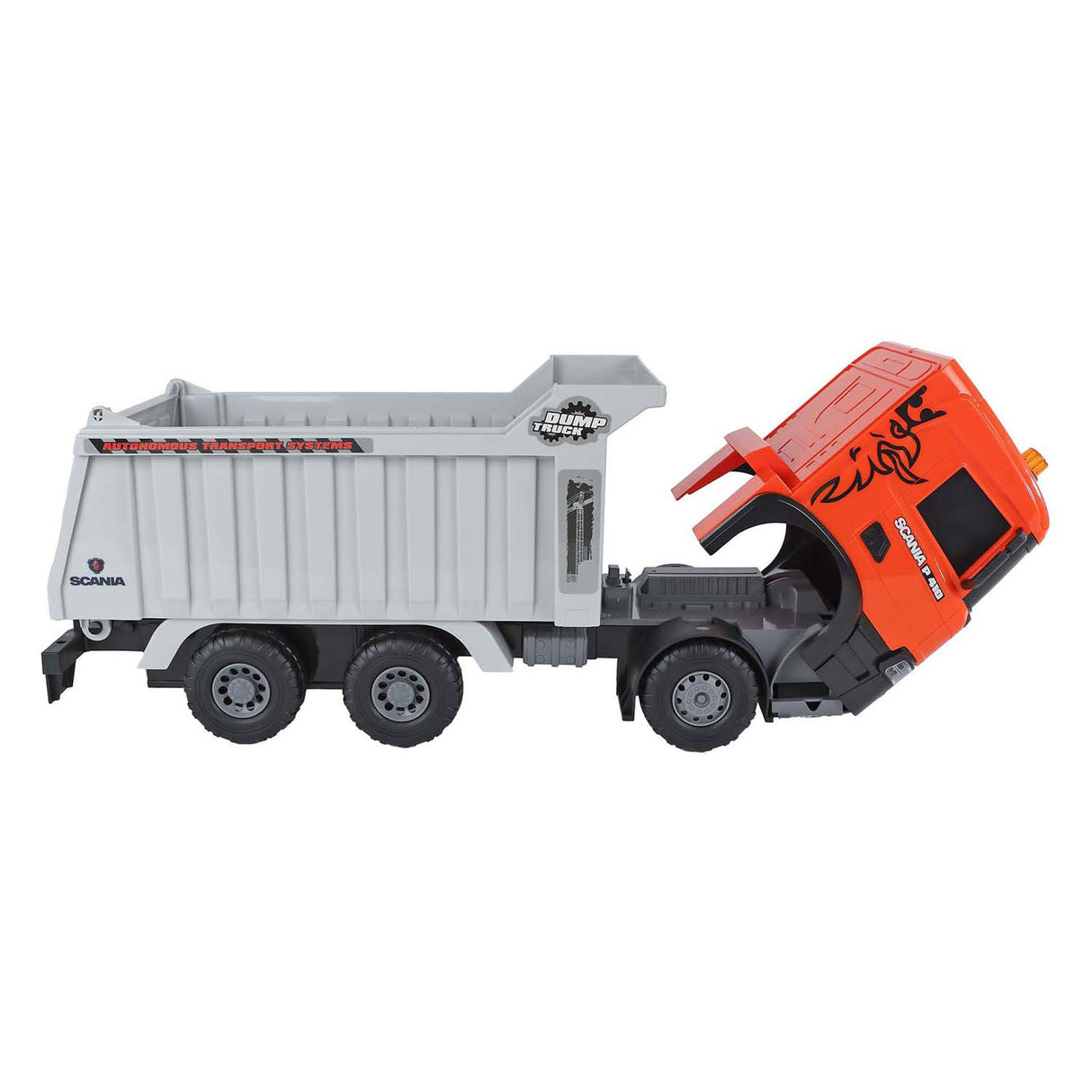 2-play Scania truck tipper friction with light and sound