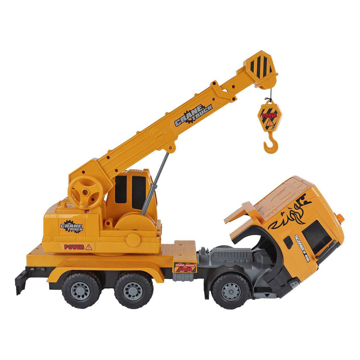 2-play Scania truck crane friction with light and sound