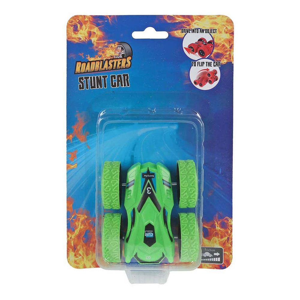 Roadblasters stunt car flip over 180 friction 7.5cm