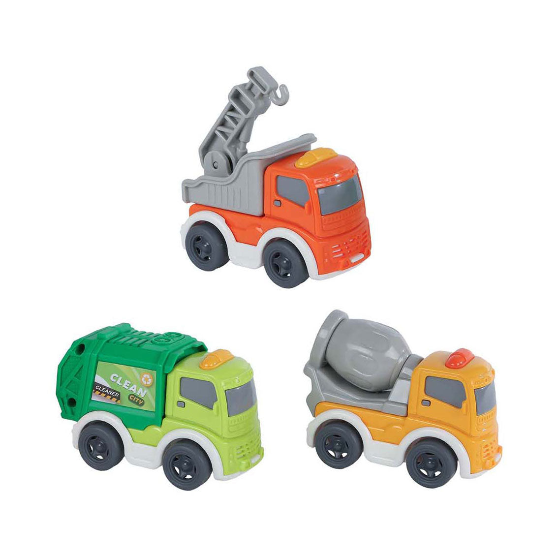 Miniklubirakennusajoneuvon vapaapyörä, 8cm