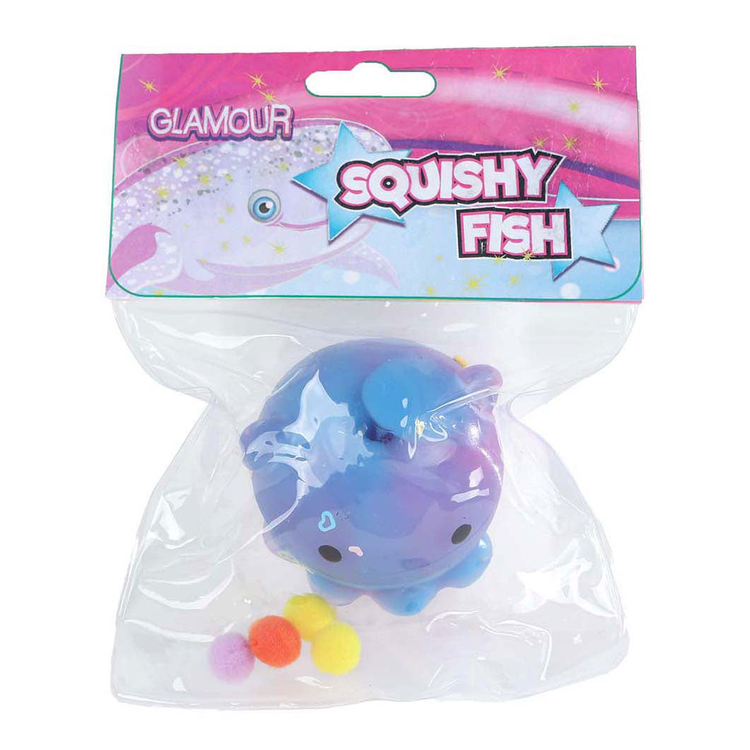 Míol mór glamour squishy le glitter