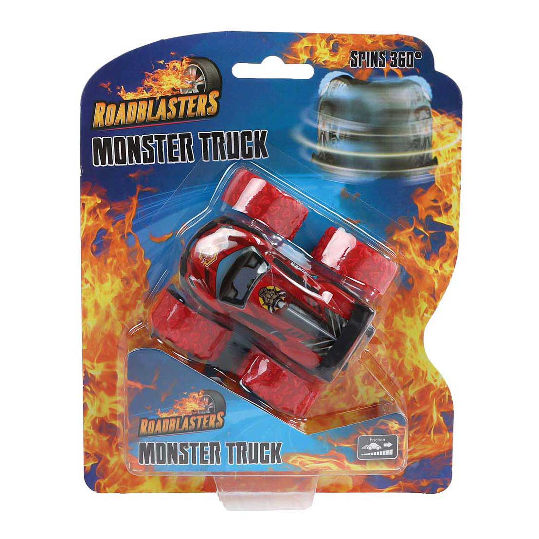 Roadblasters bigfoot spinning car die-cast friction