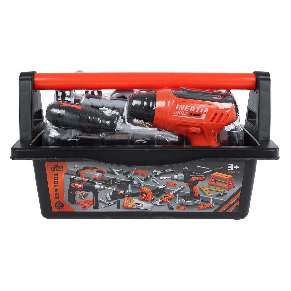 Tool set with drill - 18 pcs