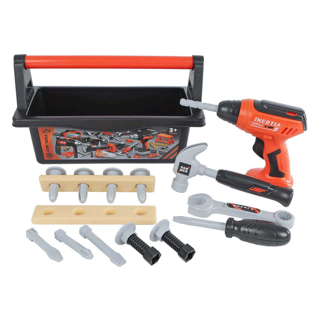 Werkzeugset mit Bohrer - 18-tlg