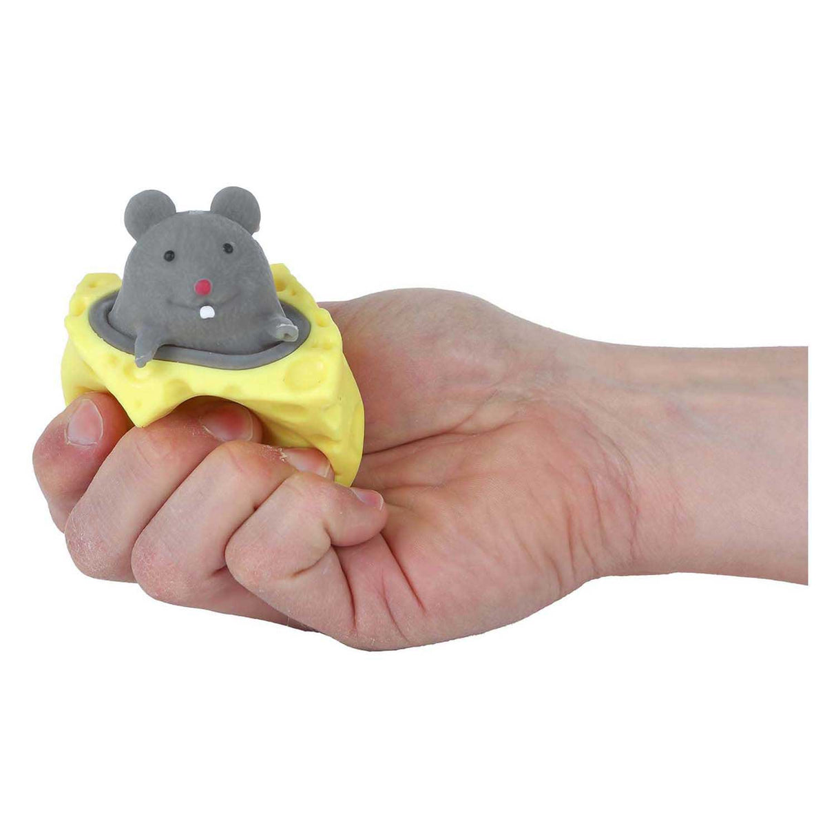 Squeeze cheese pop up mouse from cheese