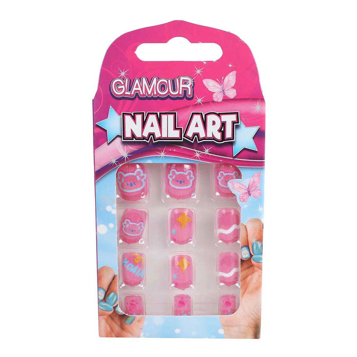 Glamour artificial nails, 12 pcs.