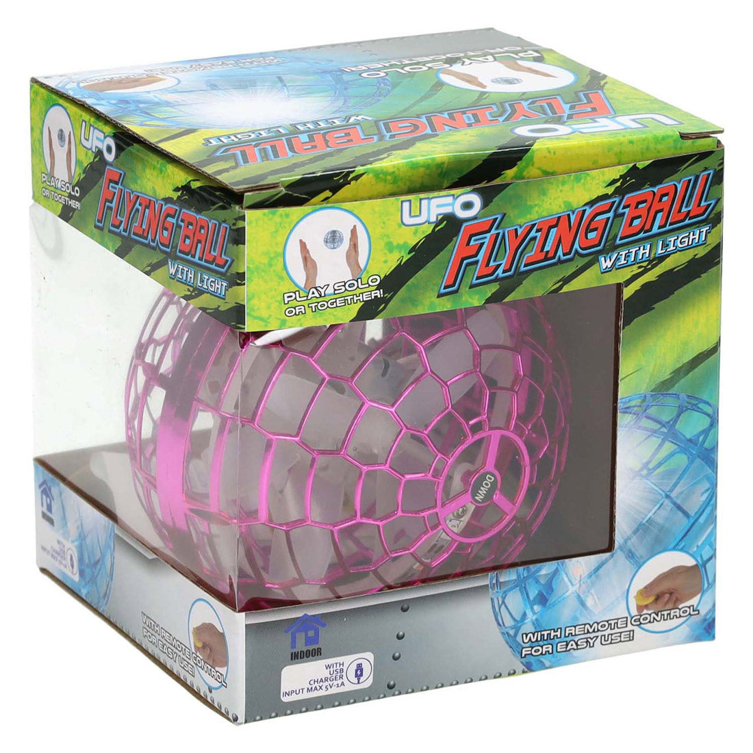 Ufo flying ball with light usb