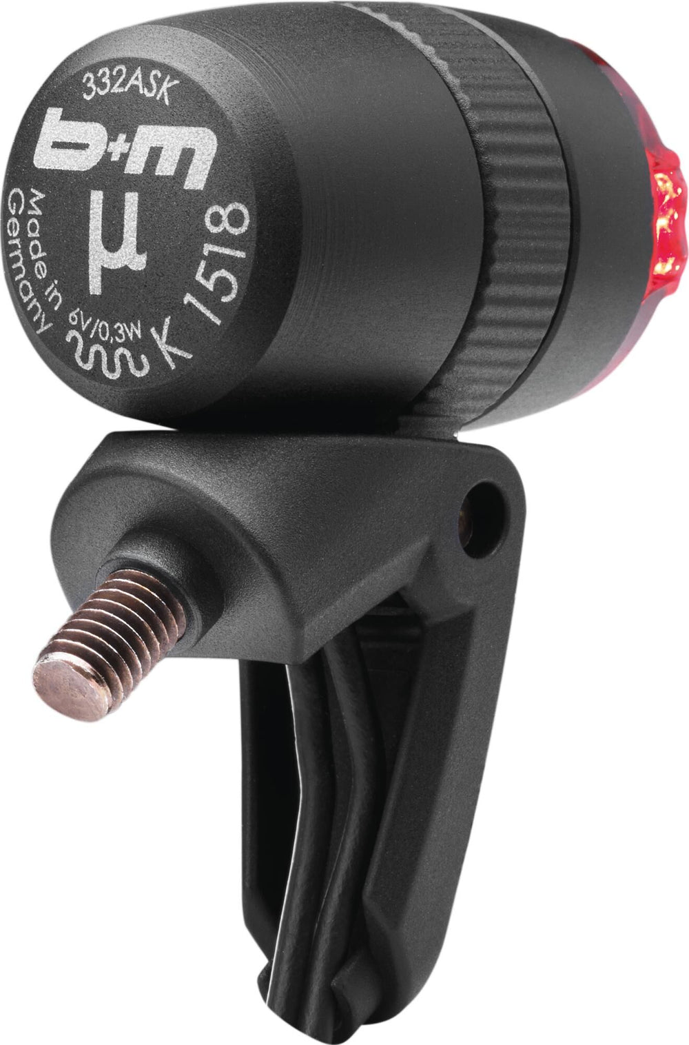 Busch + müller busch müller led rear light mü plus led rear light bm mue fender stay at.black