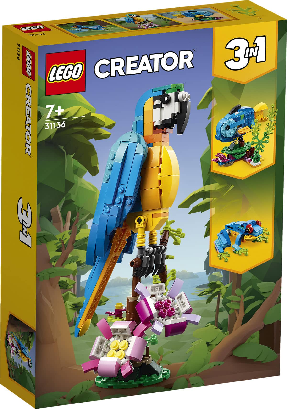 Lego creator 31136 exotic parrot
