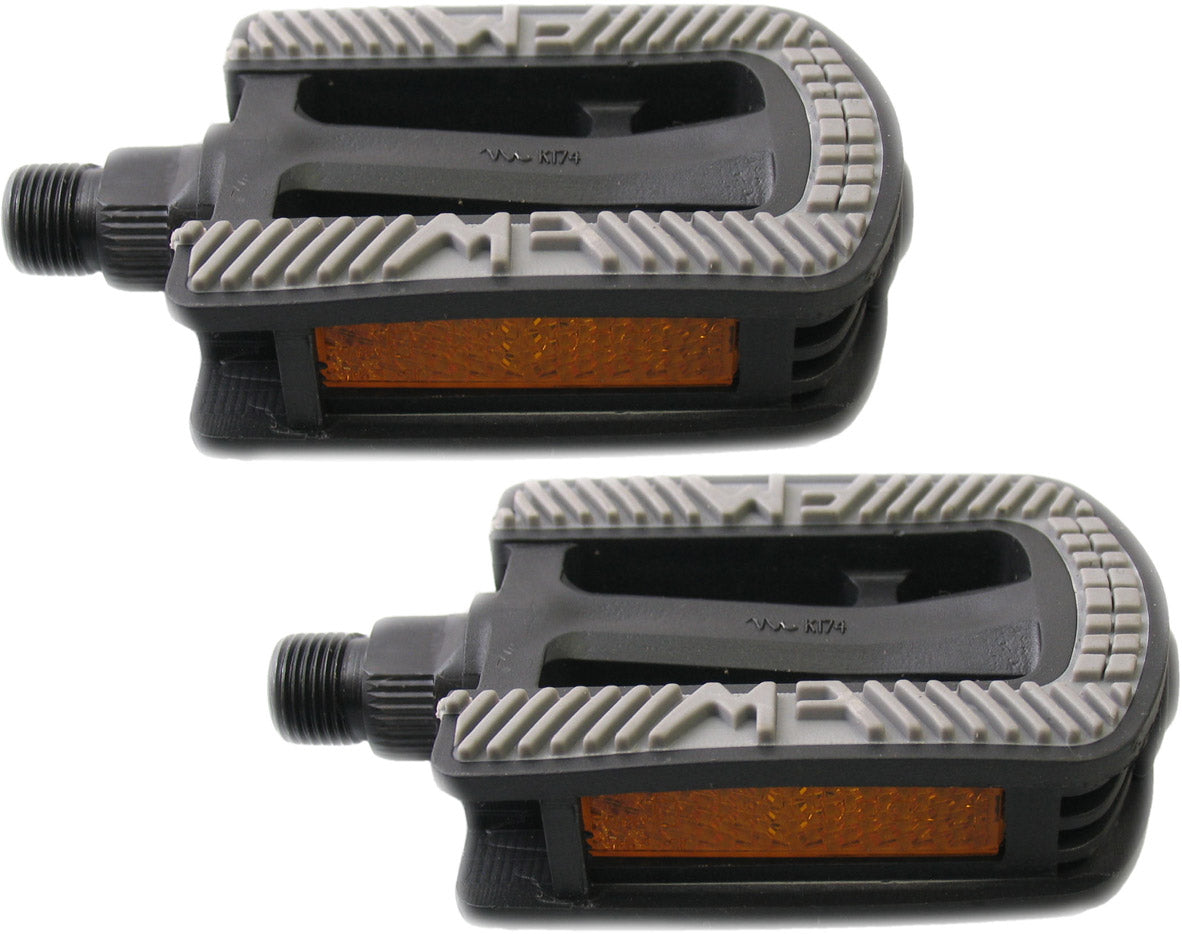 Pedal set for children's bicycle with anti-slip PVC