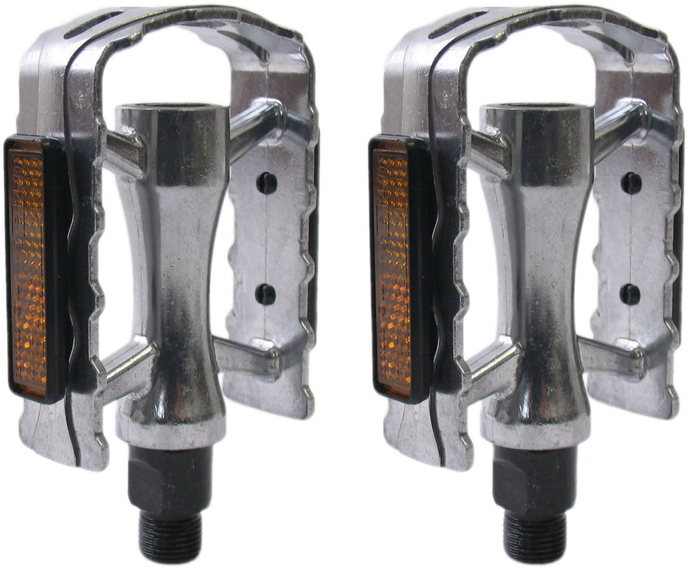 Set di pedali Marwi SP-610 in alluminio argento (imballaggio del workshop)