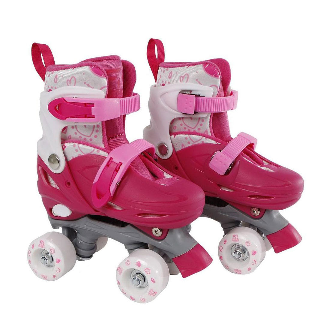 Street rider rolschaatsen roze verstelbaar, maat 27-30