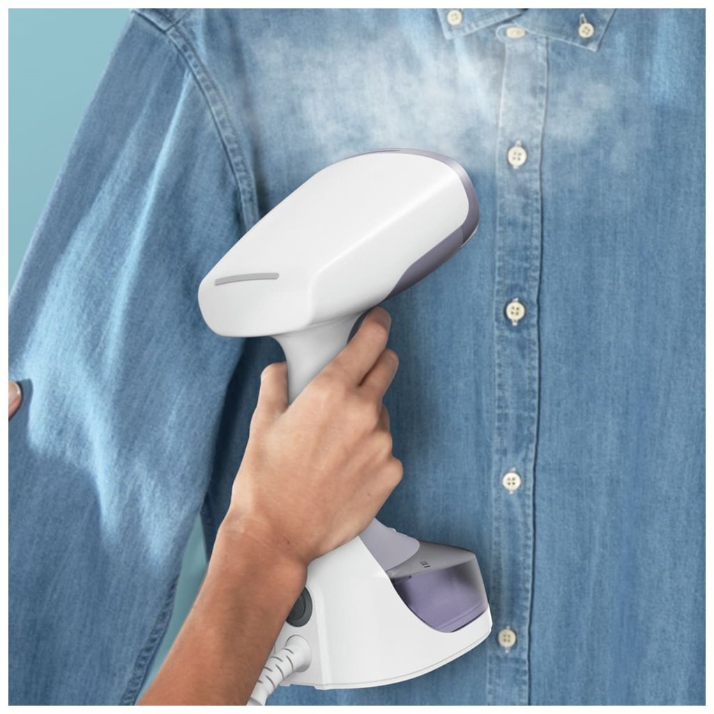 Tefal dt7151 clothes steamer white purple