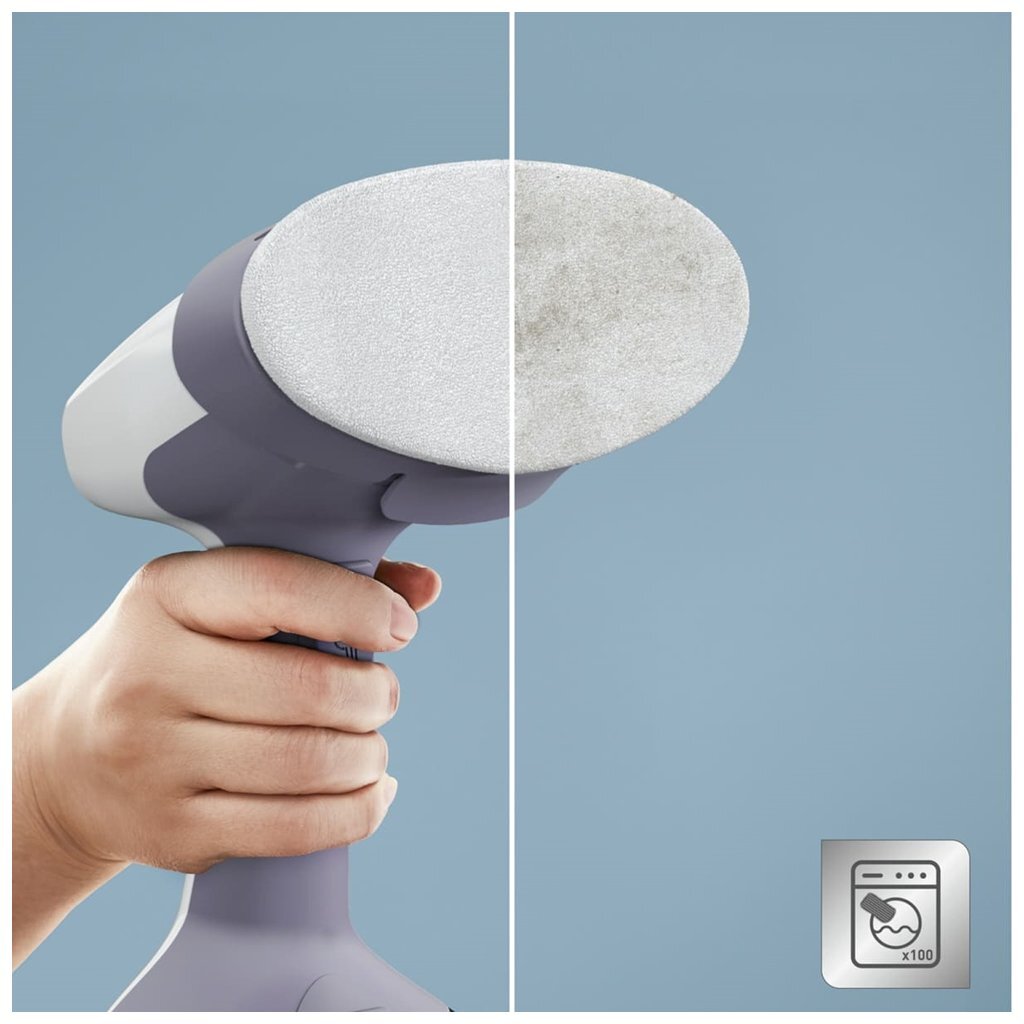 Tefal dt7151 clothes steamer white purple