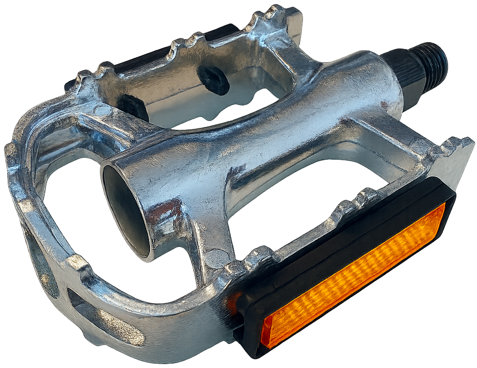 Edge Pedaalset MTB Trekking Luxe aluminium zilver