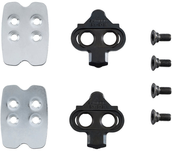 Shimano cleat set with locking plate SPD SM-SH51A