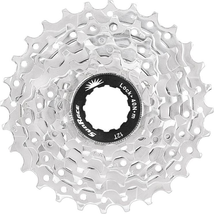Sunrace CSM63 7 vitesses cassette 12-28t argent dans la boîte