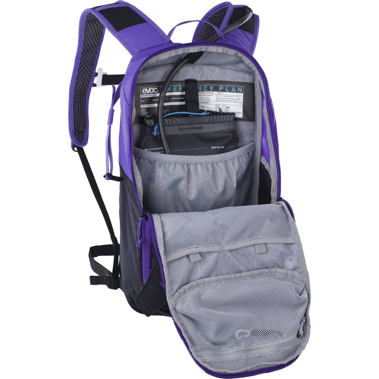 Evoc - ride 8 violet - black 8l