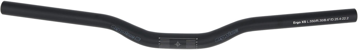 ERGOTEC Stiúrtha ATB XS 25.4 550mm 6 ° Black Matte Black