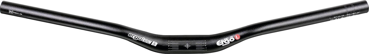 Ergotec handlebar ergo l 31.8 12° matt black