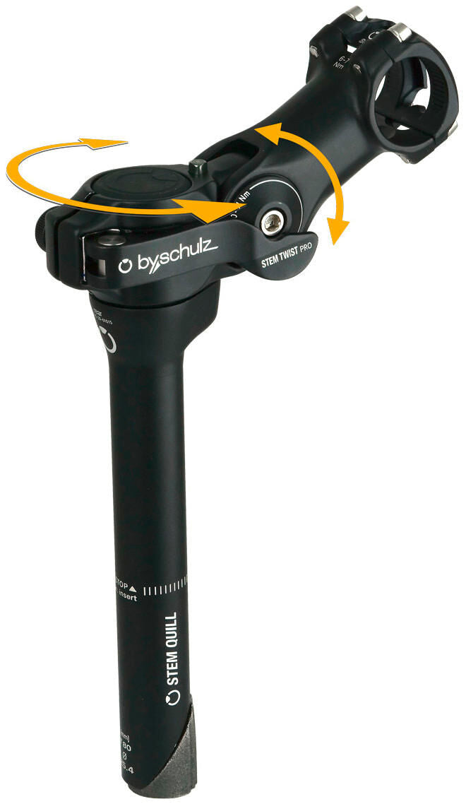 By,schulz voorbouw stem quill twist pro stem by.schulz quill twist pro 118mm